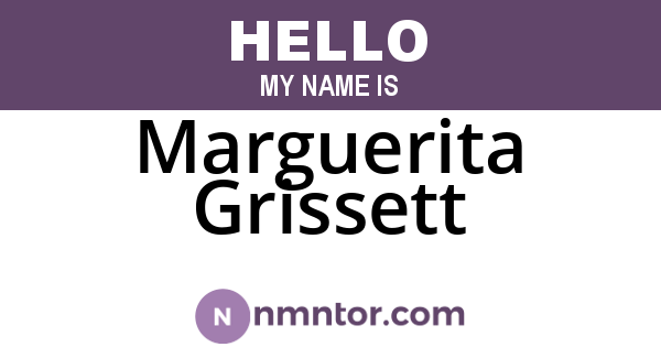Marguerita Grissett