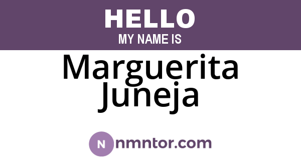 Marguerita Juneja