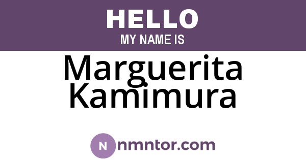 Marguerita Kamimura