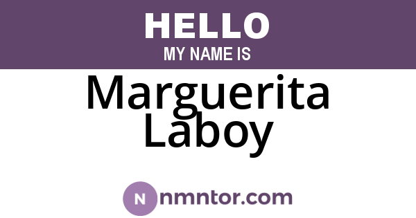 Marguerita Laboy