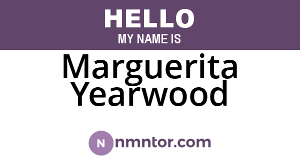 Marguerita Yearwood