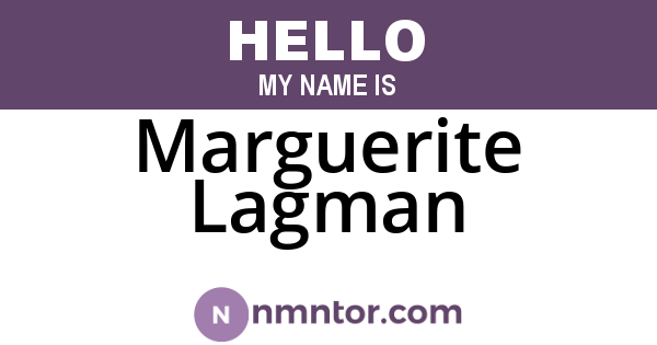 Marguerite Lagman