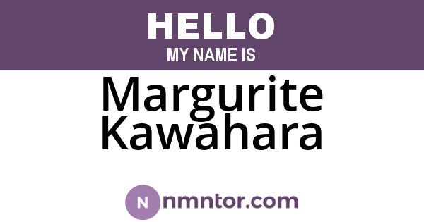 Margurite Kawahara