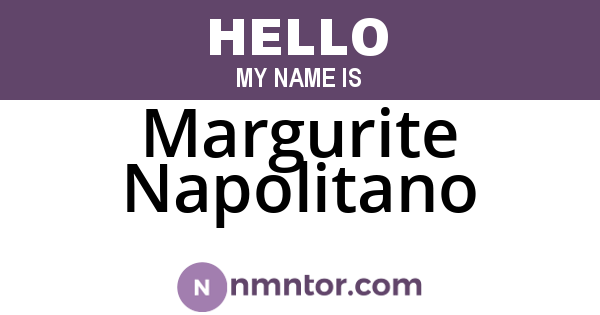Margurite Napolitano