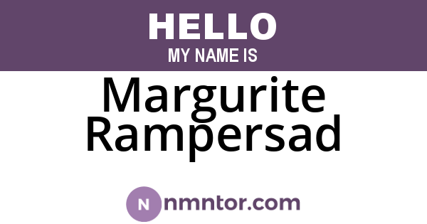 Margurite Rampersad