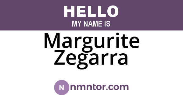 Margurite Zegarra