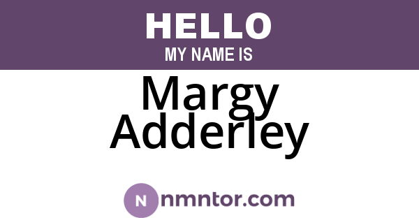 Margy Adderley