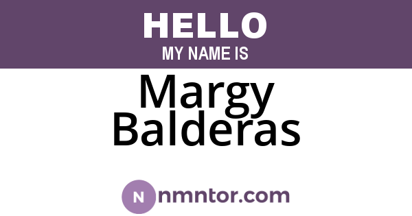 Margy Balderas