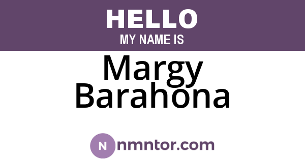 Margy Barahona