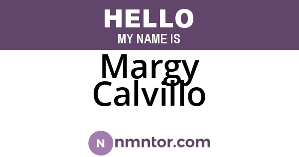 Margy Calvillo