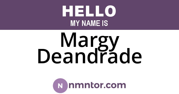 Margy Deandrade