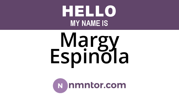 Margy Espinola