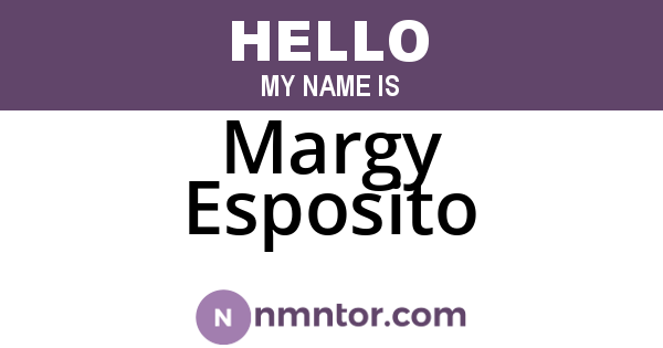Margy Esposito