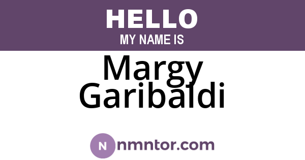 Margy Garibaldi