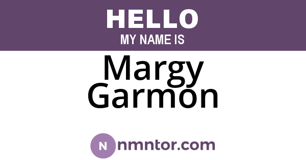 Margy Garmon