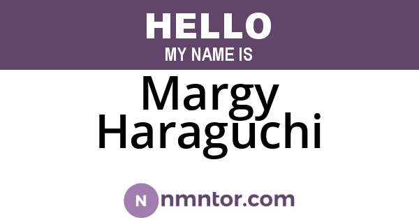 Margy Haraguchi