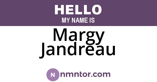 Margy Jandreau