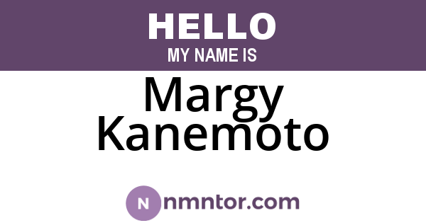 Margy Kanemoto