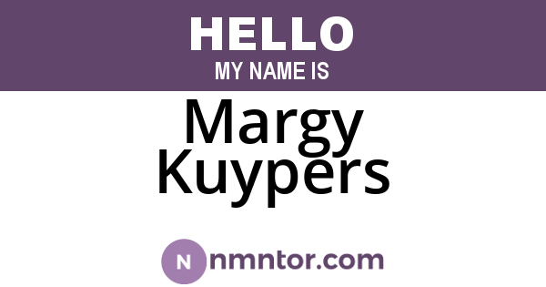 Margy Kuypers