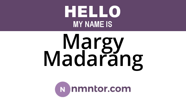 Margy Madarang