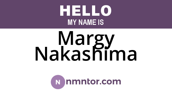 Margy Nakashima