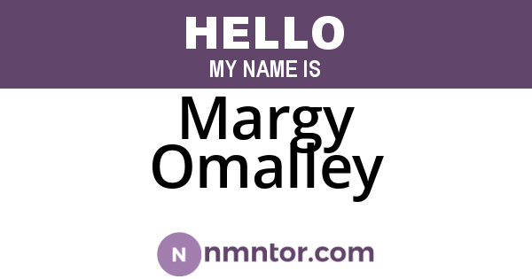 Margy Omalley