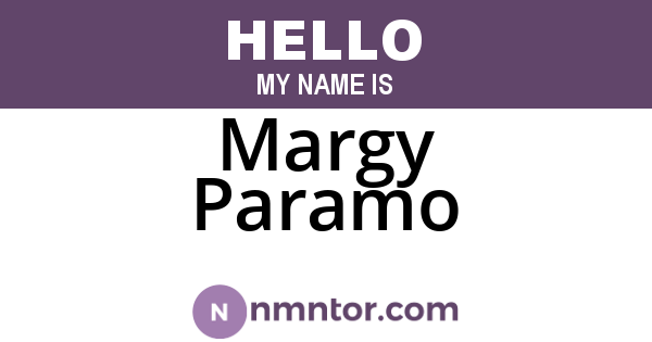 Margy Paramo
