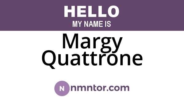 Margy Quattrone