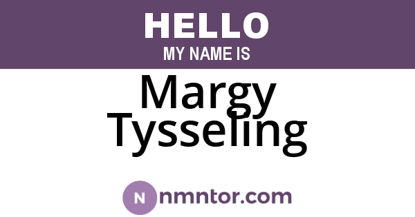 Margy Tysseling