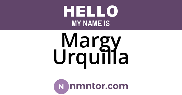 Margy Urquilla