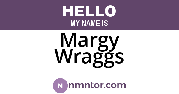 Margy Wraggs
