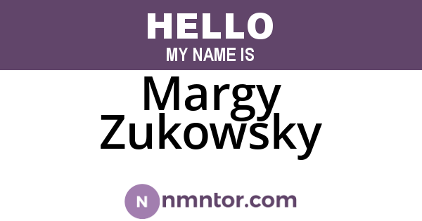 Margy Zukowsky