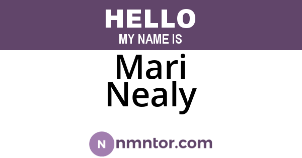 Mari Nealy