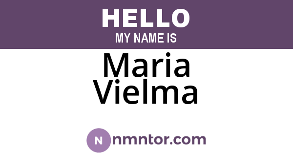 Maria Vielma