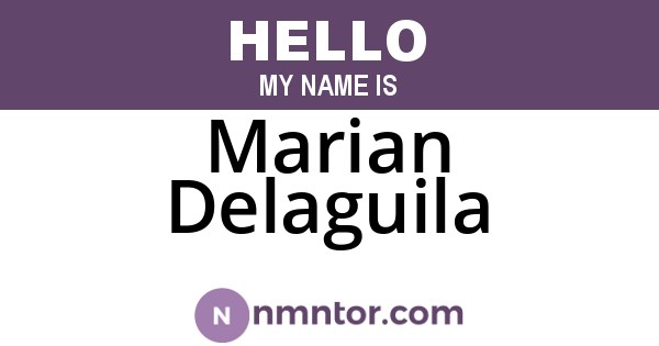 Marian Delaguila