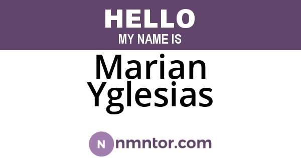 Marian Yglesias