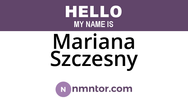 Mariana Szczesny