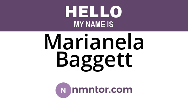 Marianela Baggett