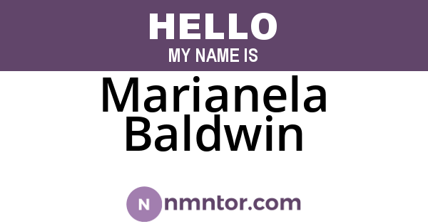 Marianela Baldwin
