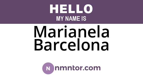 Marianela Barcelona