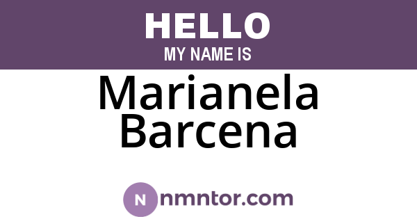 Marianela Barcena