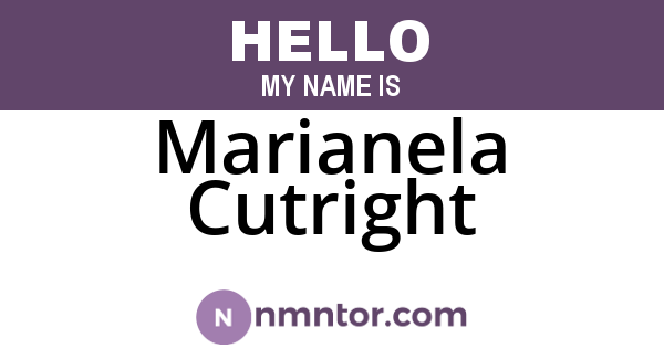Marianela Cutright