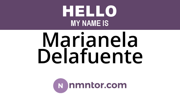 Marianela Delafuente