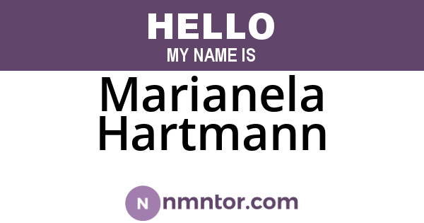 Marianela Hartmann