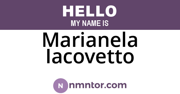 Marianela Iacovetto