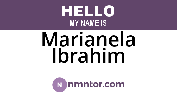 Marianela Ibrahim