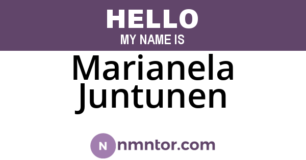 Marianela Juntunen
