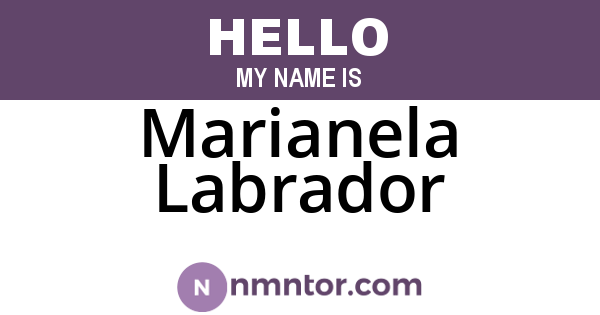 Marianela Labrador