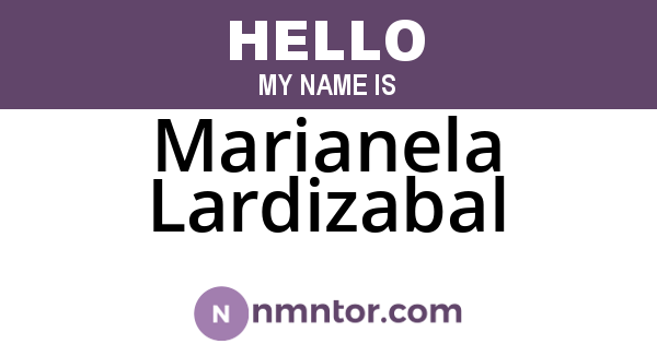Marianela Lardizabal