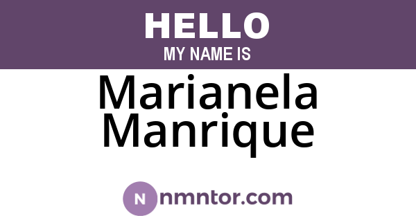 Marianela Manrique